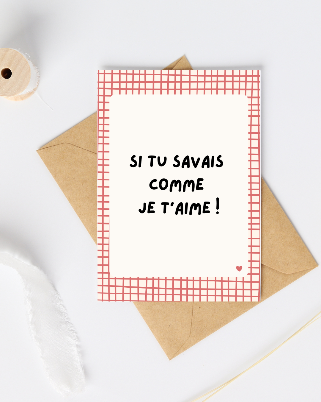 Carte d'amour : si tu savais comme je t'aime