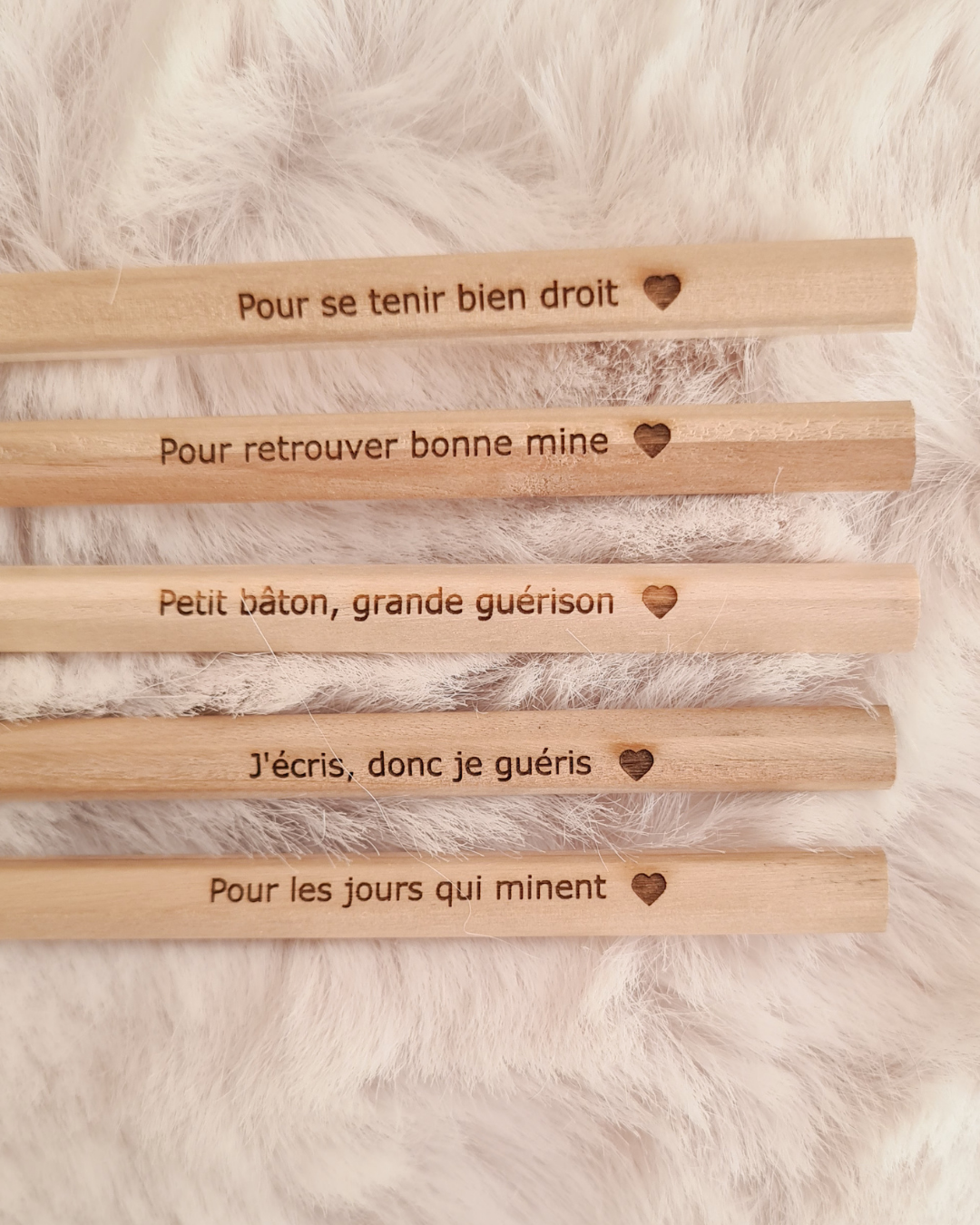 Les crayons à papier sensibles